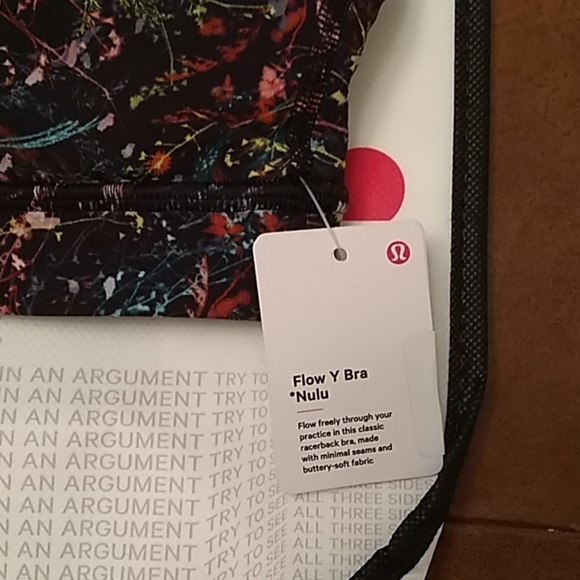 SOLD Lululemon Flow Y Bra *Nulu, 6, FOLM - Picture 4 of 6